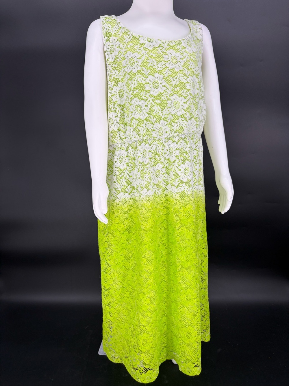 Cato Lime Green and White Lace Girls Summer Dress